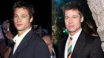 Brad Pitt Shaves -- and Looks Just Like He Did Back in the '90s!