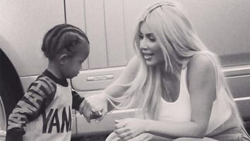 Kim Kardashian Posts Cute New Pic of Son Saint West on a Motorcycle