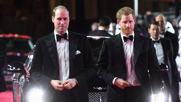 Prince William and Prince Harry Celebrate 'Star Wars: The Last Jedi' Cameos at Film's London Premiere