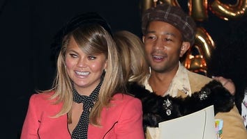 Pregnant Chrissy Teigen Hosts Retro-Themed Birthday Party on a Plane, Kim Kardashian and Kanye West Attend