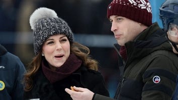 Pregnant Kate Middleton and Prince William Kick Off Royal Tour of Sweden and Norway With Ice Hockey