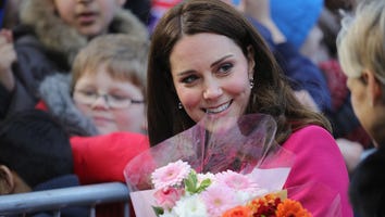 Kate Middleton Recycles Fuchsia Maternity Coat on Public Outing With Prince William: Pics!