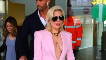 Lady Gaga Takes the Plunge in Daring Bubblegum Pink Suit
