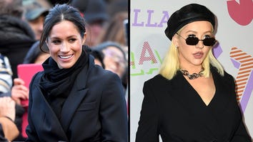 Meghan Markle and Christina Aguilera Rock the Same Coat Just Days Apart -- See the Pic!
