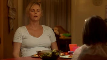 Charlize Theron Undergoes Major Make-Under to Portray Exhausted Mom in 'Tully' -- See the Trailer