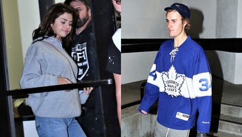 Selena Gomez and Justin Bieber Have a Hockey Date in LA: Pics!