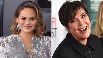 Kris Jenner Falls Into Chrissy Teigen's Table at Super Bowl Party and Breaks It!