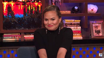 Chrissy Teigen Is Asked About Khloe Kardashian and Kylie Jenner’s Pregnancies on ‘WWHL’