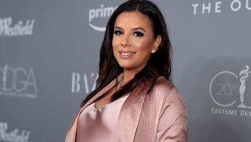 Eva Longoria Shows Off Growing Baby Bump at Costume Designers Guild Awards