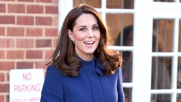 Pregnant Kate Middleton Can't Stop Rocking Blue -- Is She Hinting at the Gender of Baby No. 3?