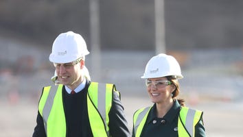 Kate Middleton and Prince William Put on Hard Hats and Neon Vests to Visit Construction Site