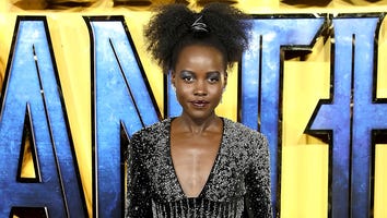 Lupita Nyong'o Stuns in Thigh-High Sparkly LBD at 'Black Panther' Premiere in London