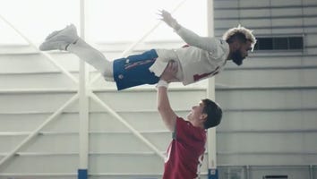 Eli Manning and Odell Beckham Jr Star In Hilarious 'Dirty Dancing' Tribute Ad During the Super Bowl LII