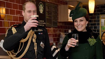 Pregnant Kate Middleton Celebrates St. Patrick's Day With Prince William -- See the Pics!