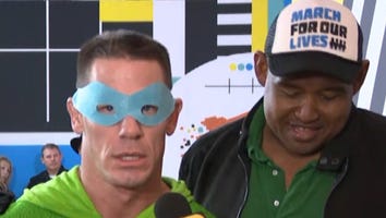 John Cena Crashes the Kids' Choice Red Carpet Dressed as a Ninja Turtle (Exclusive)