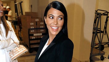 Kourtney Kardashian Gives Off Carrie Bradshaw Vibes in Gazette Print Bikini