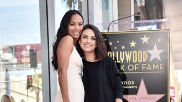 Zoe Saldana Gushes Over Mila Kunis’ ‘Wonderful’ Support at Hollywood Walk of Fame Ceremony (Exclusive)