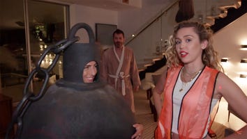Miley Cyrus Pranks Jimmy Kimmel in Bed, Seriously Hurts Him With a Sledgehammer: Watch!