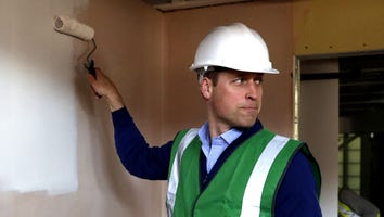 Prince William Helps Paint Community Center for Grenfell Tower Fire Victims Ahead of Royal Wedding