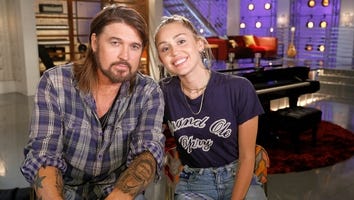 Miley Cyrus Hits the Studio With Dad Billy Ray -- See the Pic!