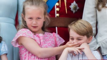 Prince George Is Hilariously Silenced by His Cousin After Getting Rowdy at Trooping the Colour Parade