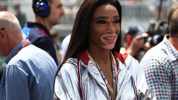 Model Winnie Harlow Accidentally Waves the Checkered Flag at the Grand Prix a Lap Early