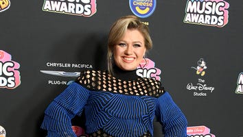 Kelly Clarkson Is Bold in a Cutout Blue Dress at the Radio Disney Music Awards -- See Her Look!