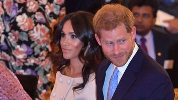 Meghan Markle and Prince Harry Attend Star-Studded Reception With Queen Elizabeth -- See the Pics!
