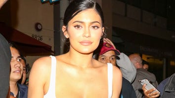 Kylie Jenner Pairs Sports Bra and Leggings With Clear High Heels