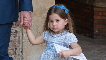 Princess Charlotte Sasses Photographers at Royal Christening: 'You're Not Coming'