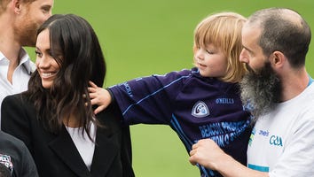 Meghan Markle Grins as Little Boy Strokes Her Hair During Ireland Visit: Cute Pics