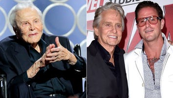 Kirk Douglas, 101, Sweetly Gazes at His Great-Granddaughter