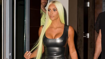 Kim Kardashian Rocks Neon Green Hair to Match Her Lamborghini