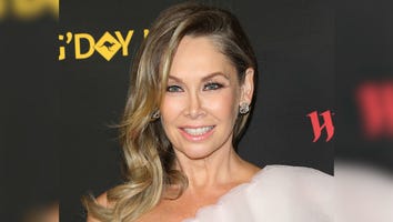 Kym Johnson Herjavec Poses in Black Bikini at Pool Day With Her Twins