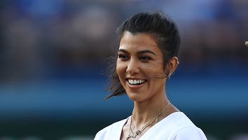 Kourtney Kardashian Throws Out the First Pitch at L.A. Dodgers Game -- See the Pics!