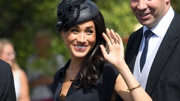 Meghan Markle Beams as She Spends Her Birthday With Prince Harry at a Friend's Wedding