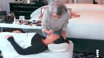 Kim Kardashian Pretends Kris Jenner Is a Dead Body and Does Her Makeup