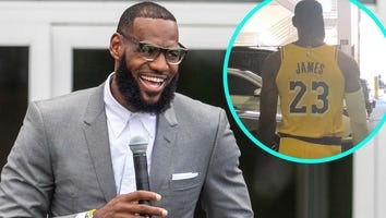 LeBron James Shows Off His Lakers Uniform For the First Time -- Pics!