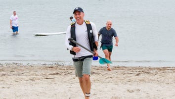 Matt Lauer All Smiles Paddleboarding in the Hamptons in Rare Appearance Since 'Today' Show Scandal