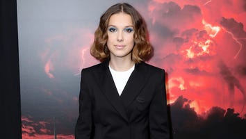 Millie Bobby Brown Looks Like a Boss in Blazer Dress and Blue Eyeshadow