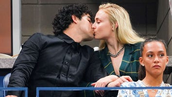 Sophie Turner Kisses Joe Jonas, Hilariously Fakes Baby Bump at 2018 U.S. Open
