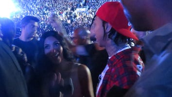 Kim Kardashian Runs Into Kylie Jenner's Ex Tyga at Beyonce and JAY-Z's Concert