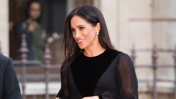 Meghan Markle Attends Her First Solo Royal Engagement in Stunning Black Dress