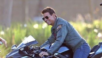 Tom Cruise Feels the Need for Speed on Set of 'Top Gun' Sequel -- See the Pic!