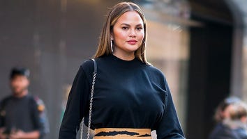 Chrissy Teigen Demonstrates How to Pull Off a Mini Skirt For Fall