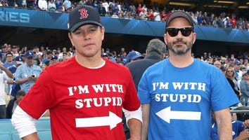 Jimmy Kimmel Continues His Feud With 'Obnoxious Jerk' Matt Damon After Sitting With Him at World Series