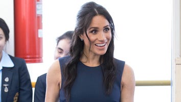 Meghan Markle's Growing Baby Bump Looks Adorable in This Dress