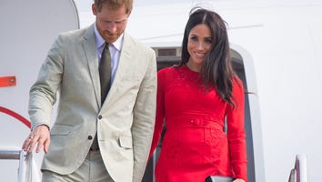 Meghan Markle Has Minor Wardrobe Malfunction as She Arrives in Tonga With Prince Harry