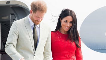 Meghan Markle Has Minor Wardrobe Malfunction as She Arrives in Tonga With Prince Harry: Pics!