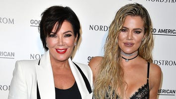 Kris Jenner Stumbles Onstage and Khloe Kardashian Can't Stop Laughing